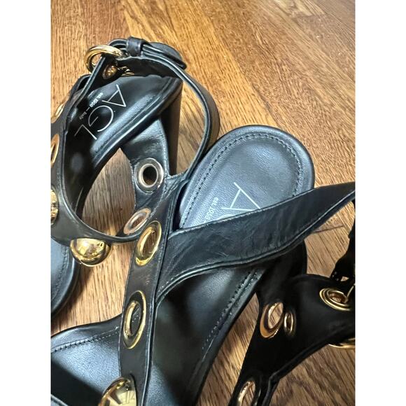 AGL Maila Studded Sandal in Black Size 39 - Picture 8 of 9